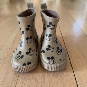 H&M Kids Mickey Mouse Rain Boots - Taupe